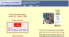 Desktop Screenshot of businessforum.com